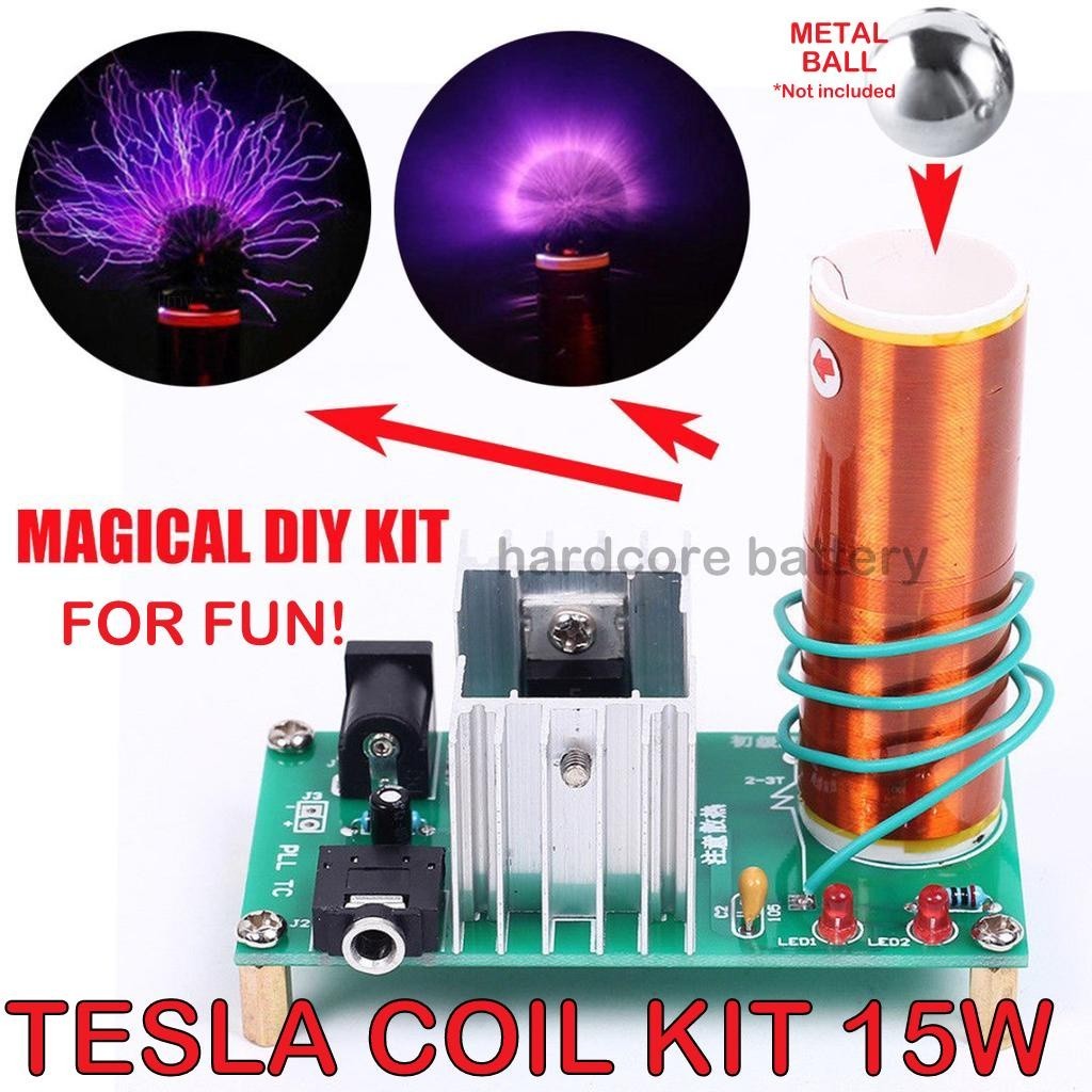 TESLA coil plasma Kit Electronic music Speaker Loudspeaker Arc ...