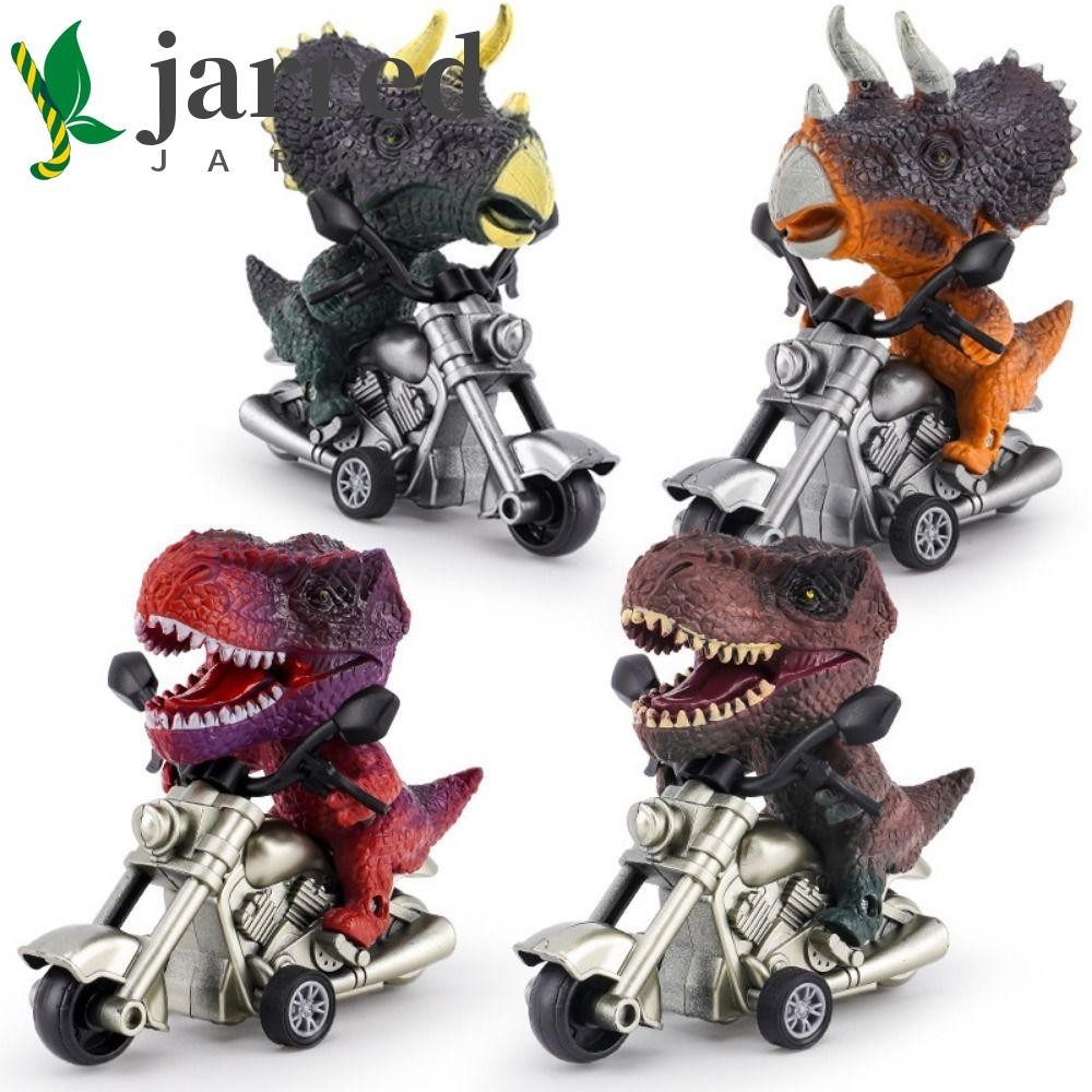 JARRED Inertia Motorcycle Dinosaur Model, Animals Pull Back Car ...