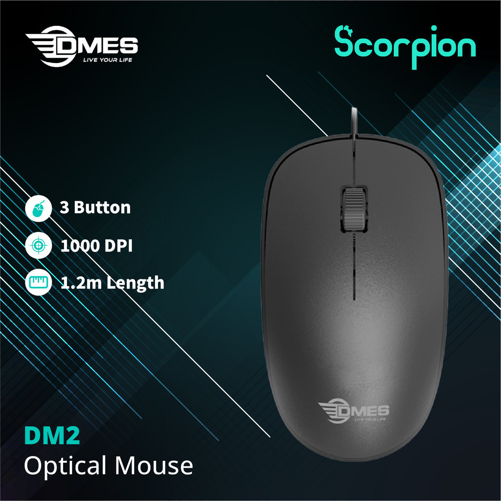 DMES DM2 Optical Wired Mouse | Shopee Malaysia