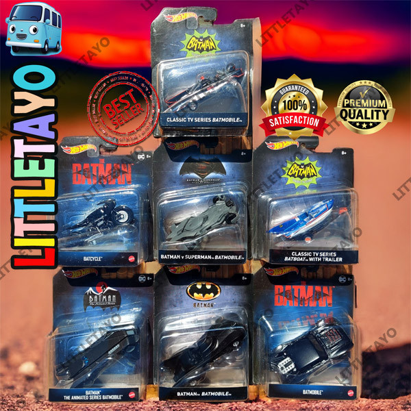 HOTWHEELS PREMIUM SCALE 1:50 BATMAN BATMOBILE THE BATMAN MOVIE | Shopee ...