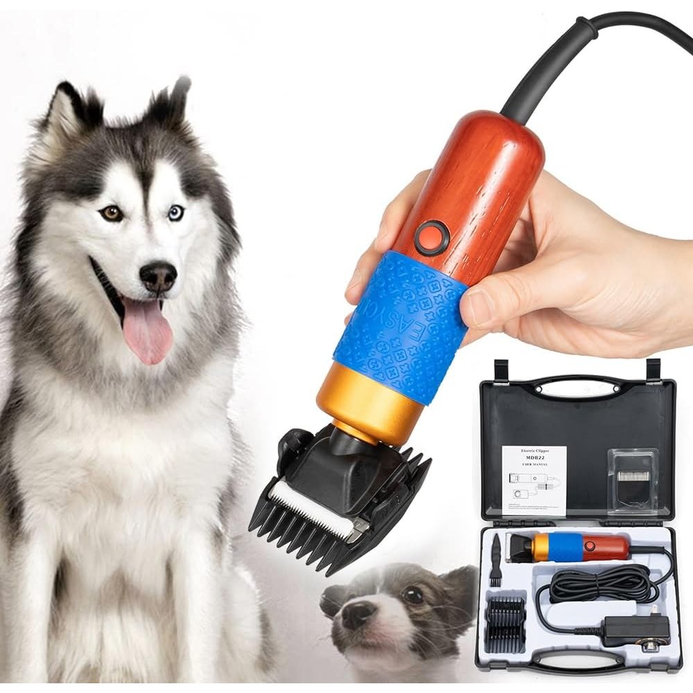 10ft Sheep Shears, with Plug & 2 Blades 200W Electric Clippers Animal ...