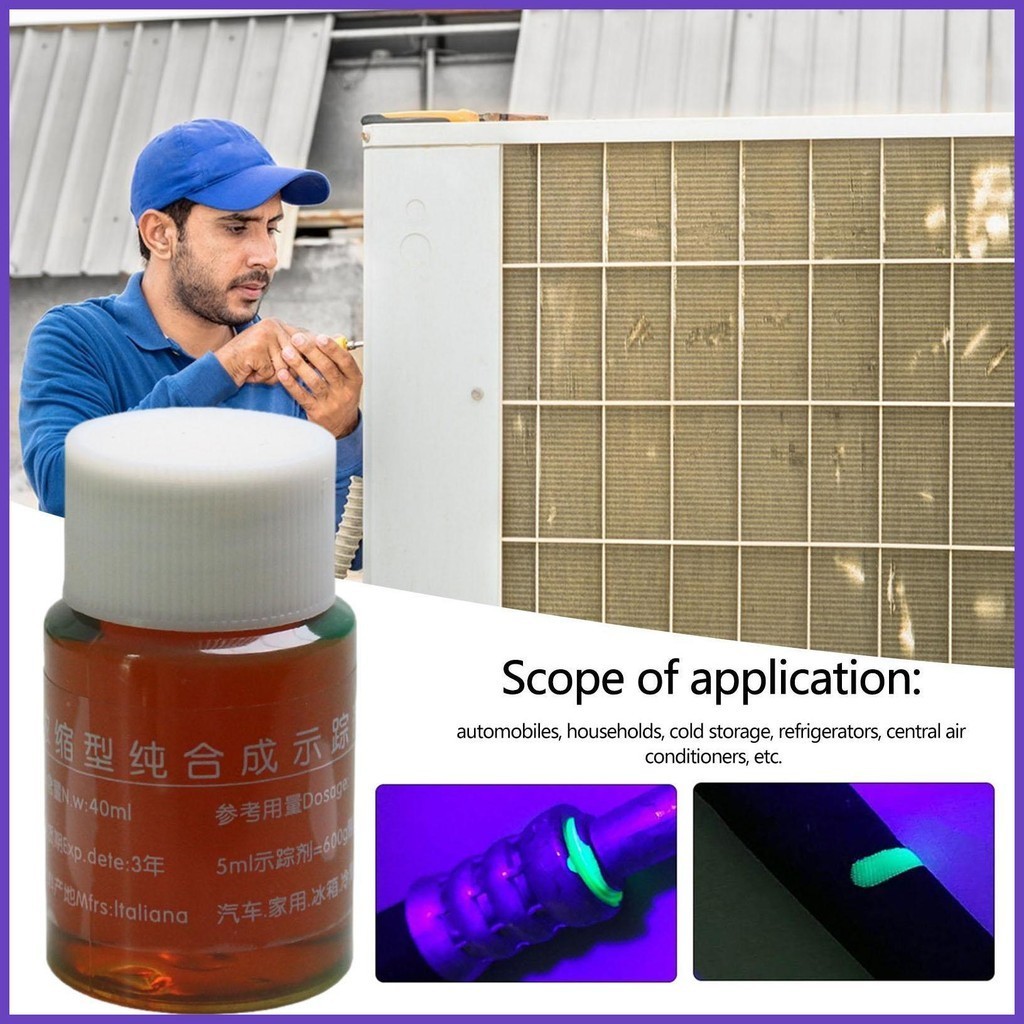 UV Dye Leak Detector UV Dye Leak Detector 40ml Engine Coolant Leak