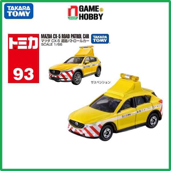 Tomica N°93 - Mazda CX-5 Voiture De Patrouille Jaune - 1/66 - Boîte Non Ouverte (2023)