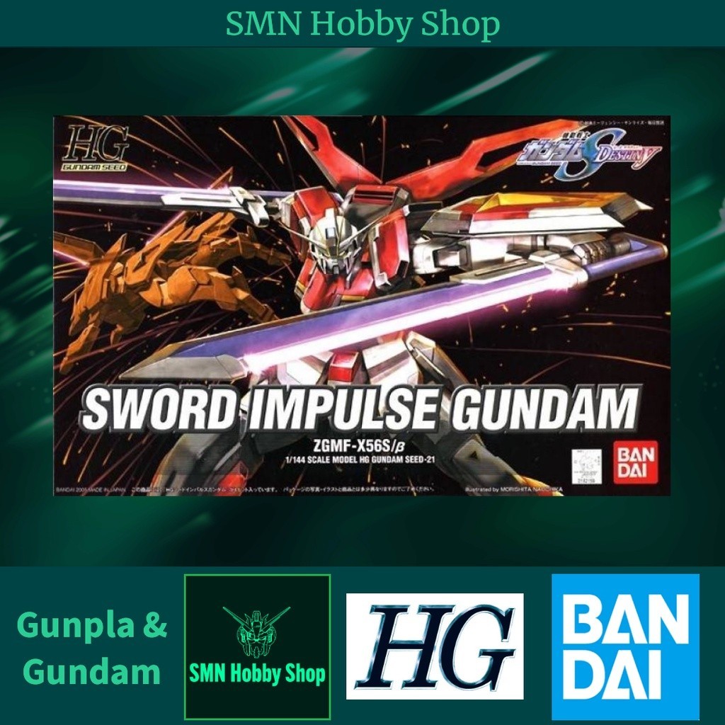 HG 1/144 Sword Impulse Gundam 021 Gunpla Gundam Toys Plastic Model Kit [HGCE] (Bandai) Shopee