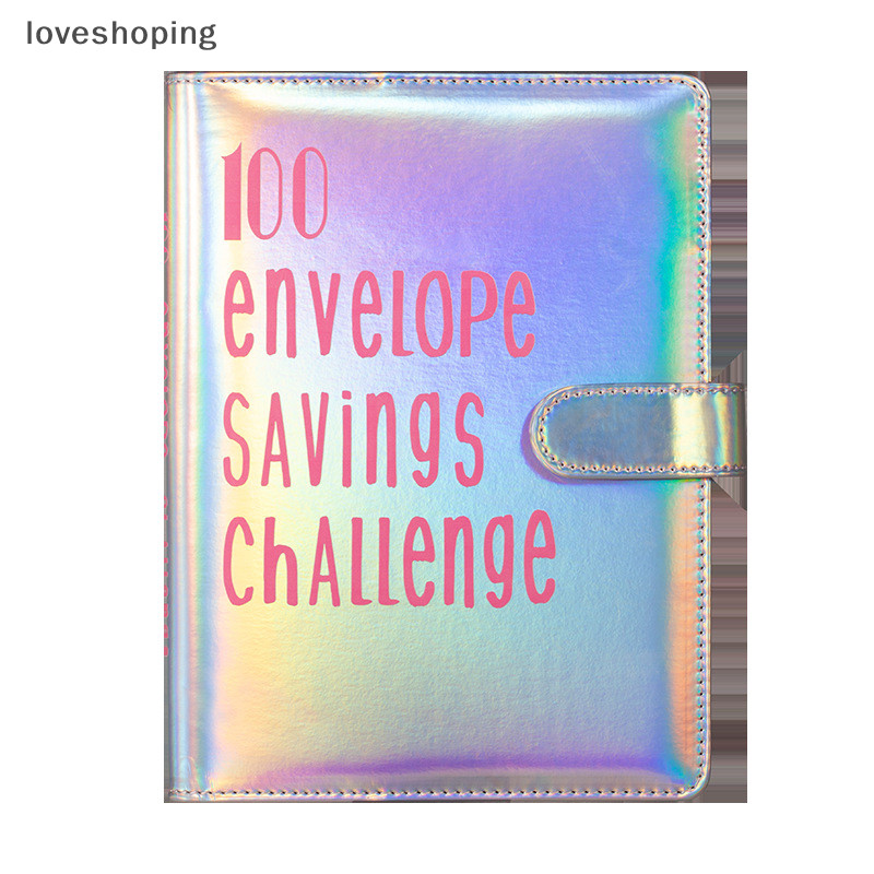 thumbnail image 2 of 100 Day Savings Challenge Binder 100 Envelope Money Challenge Binder - Savings Tracker With Pouches For $5,050 Goal (Black) Money Binder For Cash Saving 2 of 10