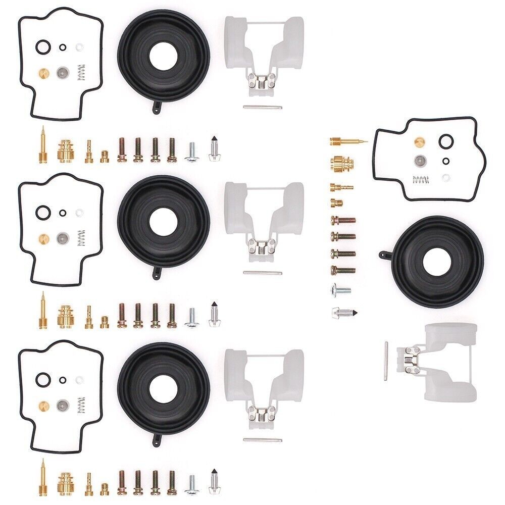 For YAMAHA YZF600R carburetor repair kit YZF600 R 19972007 4X Carburetor Rebuild Kit & Float