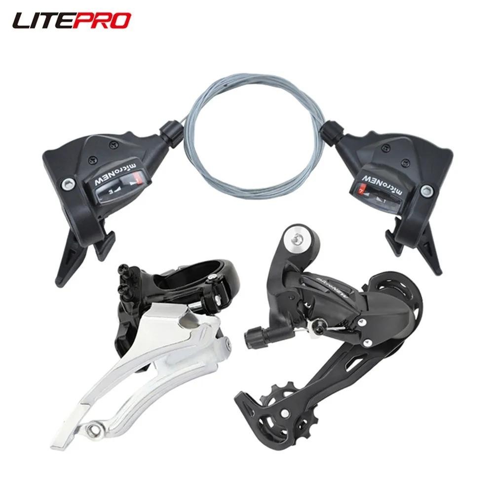 Litepro microNEW Mountain Bicycle Finger Dial 3x7 8 9 10 11 Speed Road ...