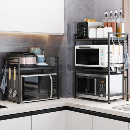 Microwave Oven Rack Stainless Steel Rak Ketuhar Kitchen Rack Rice ...