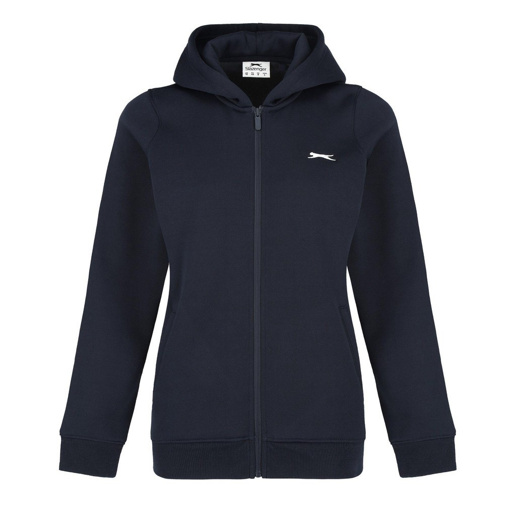 Slazenger Womens Fitted Full Zip Hoodie Womens Navy Sports Direct Shopee Malaysia