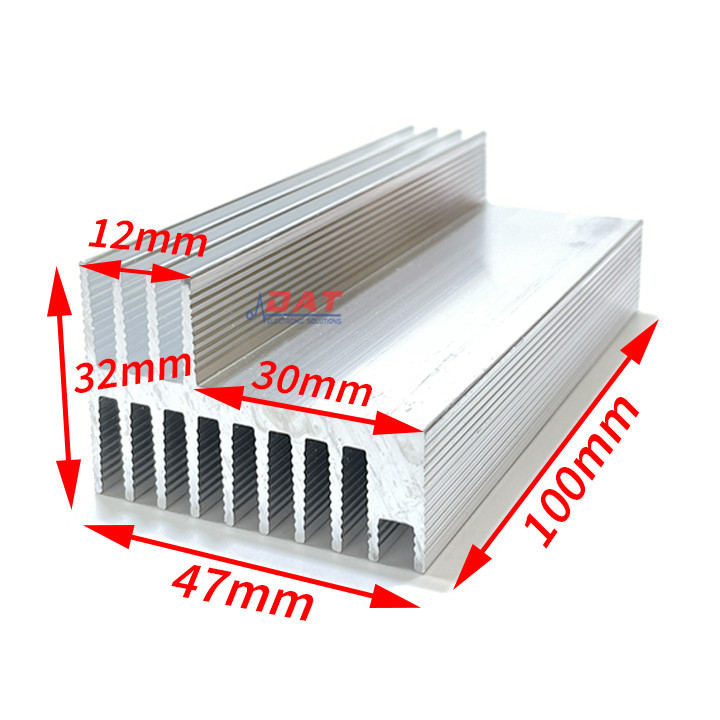 Aluminum L-Shaped Radiator 100*47*32mm | Shopee Malaysia