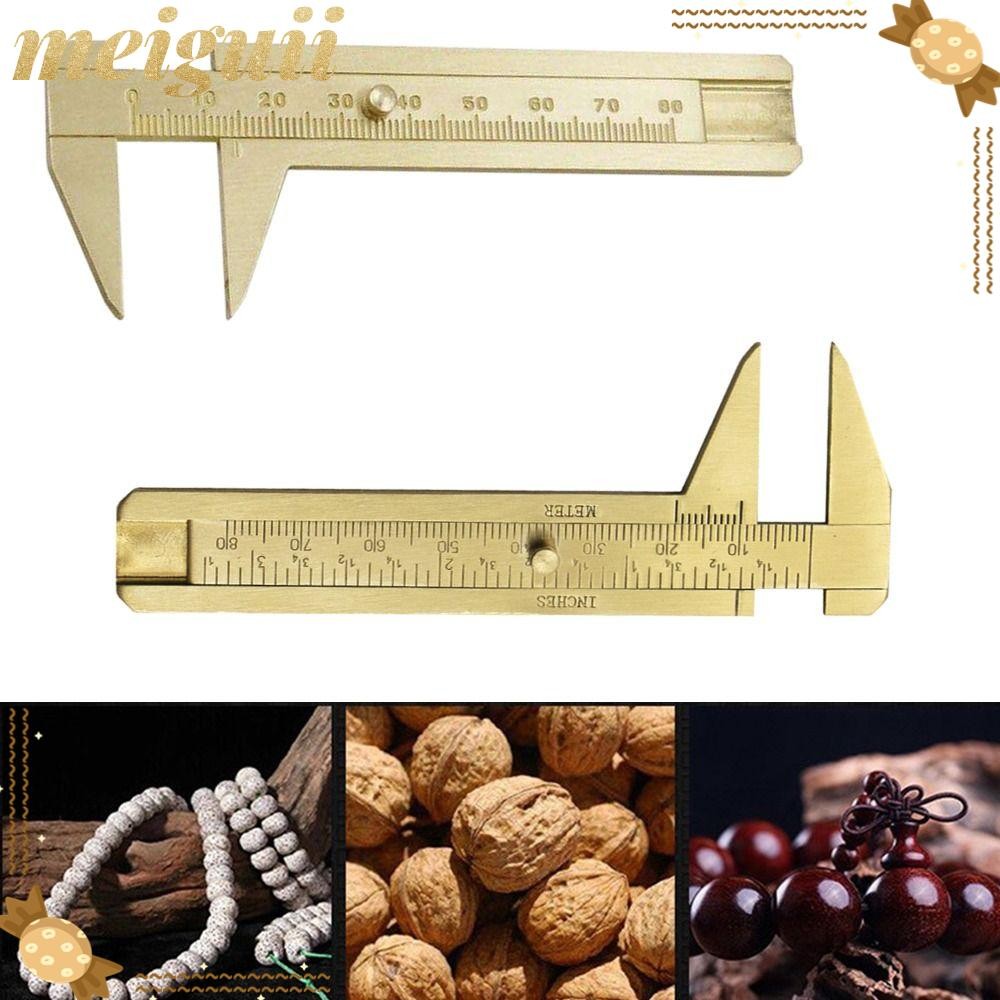 MEIGUII Sliding Gauge Retro Vernier Caliper Single and Double Scale ...