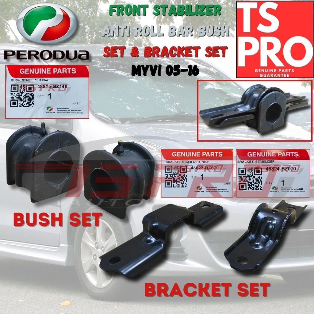 Perodua Myvi 0516 Genuine Front Stabilizer Anti Roll Bar Bush 48815