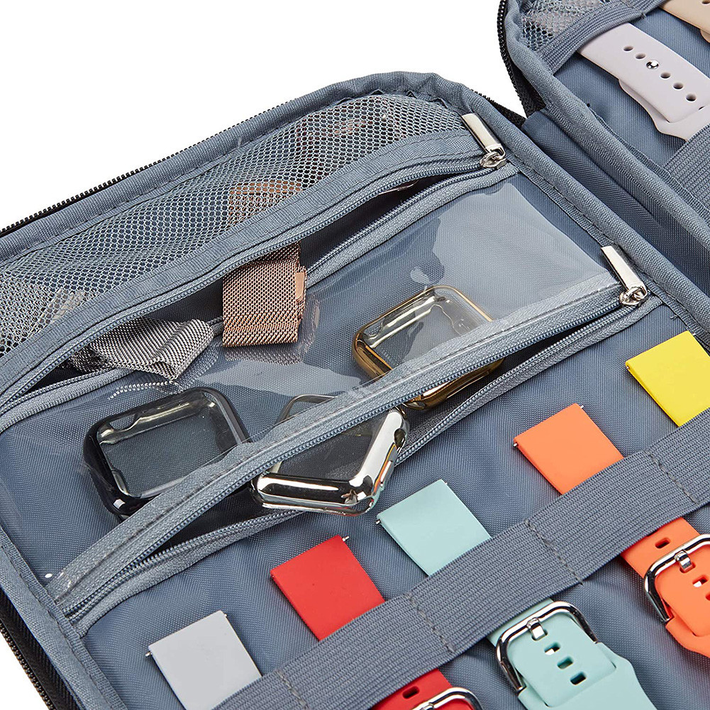 For Apple Watch Organizer Travel Carry Case Portable Strap Band Storage ...