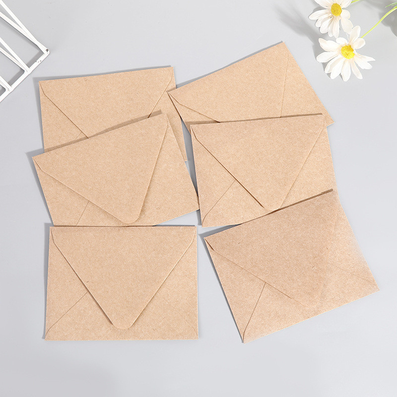 1pcs Envelope Retro Simple Wind Classical Color Kraft Paper Saliva Glue ...