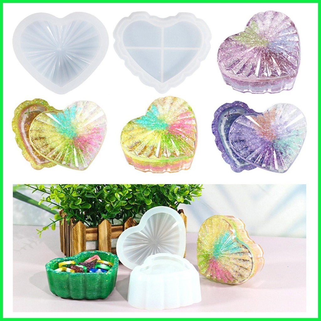 Storage Box Molds Storage Box Jar Mold in Silicone Easily Unmold Moulds