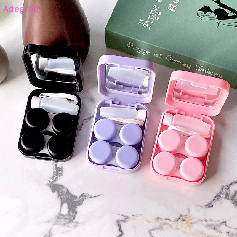 Portable 2 In 1 Contact Lens Case And Glasses Case