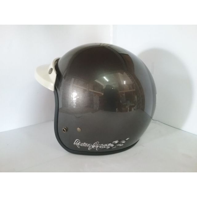 LTD RS RACING SPIRIT HELMET 3 BUTTON (GREY) | Shopee Malaysia