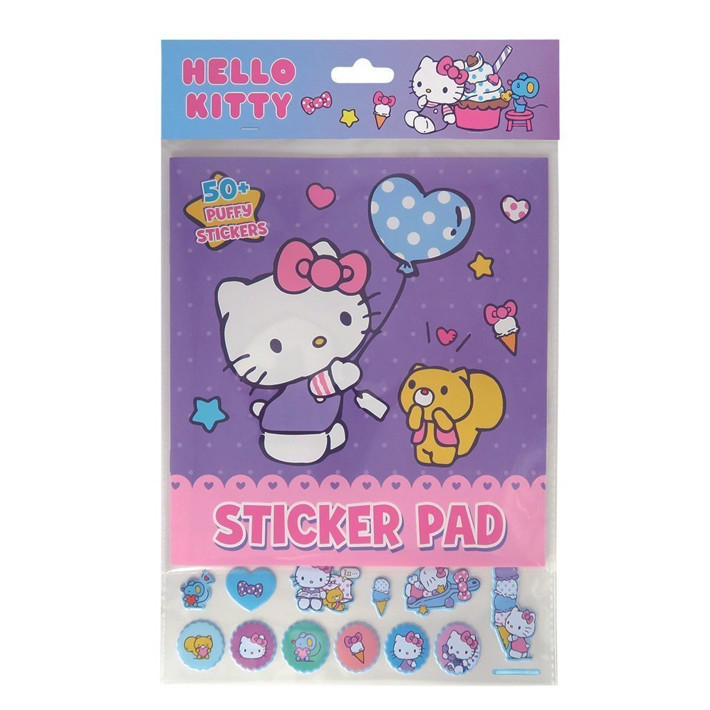 Hello Kitty And Squirrel Sticker Pad With Sticker (8872) | Shopee Malaysia
