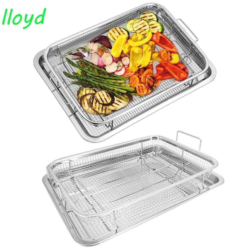 LLOYD Air Fryer Basket & Tray, Stainless Steel Dishwasher Safe Baking
