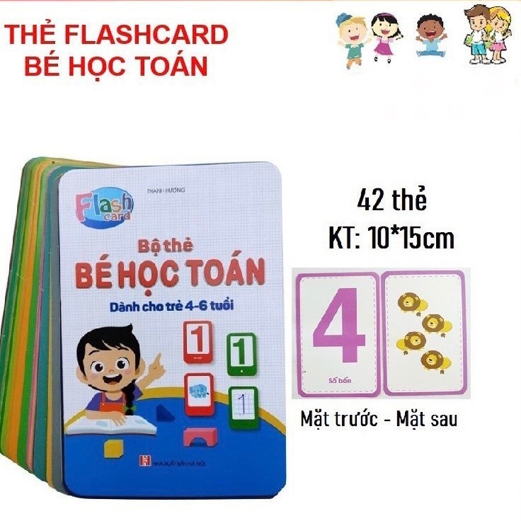 Smart math card set for children from 4 to 6 years old, set of 42 ...
