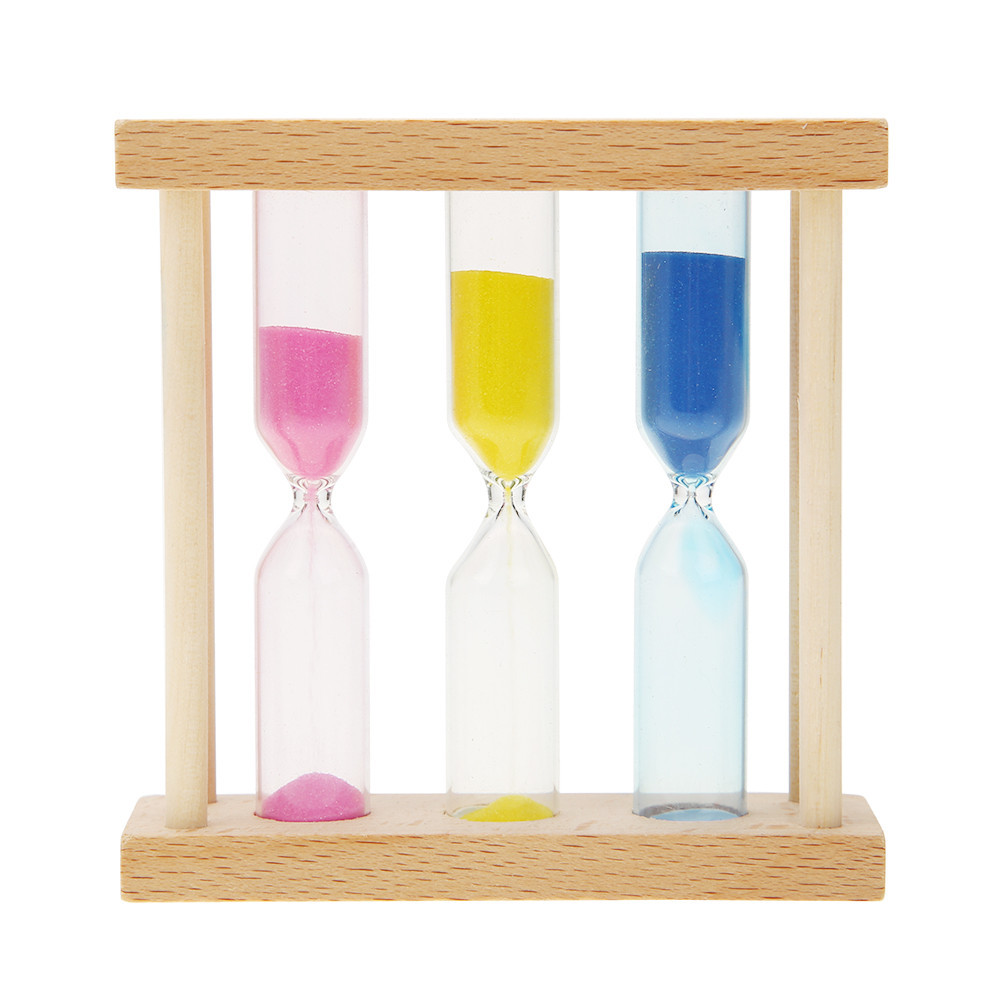 {Warm} 1/3/5 Minute Desktop Hourglass Mini Wooden Sand Timer Art Crafts ...