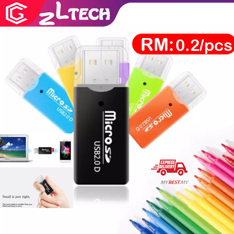 USB 2.0 Micro SD Card Reader Memory HiSpeed Micro SD /TF Card Reader