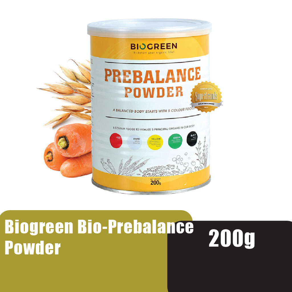 BIOGREEN Pre Balance Powder 200g Vegetarian Friendly, Contains Carrot