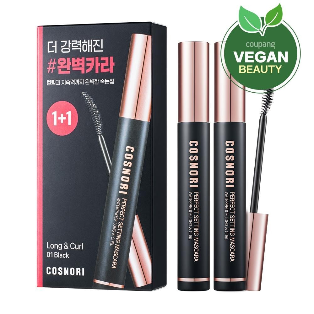 COSNORI Perfect Setting Waterproof Long & Curl Mascara 7ml from KOREA