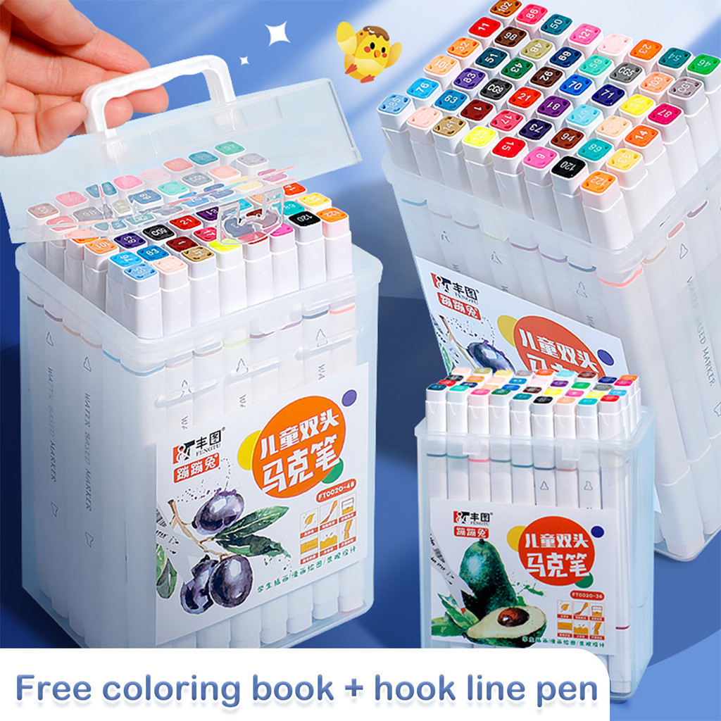 Color Markers Double Tip Markers Highlighter Paint Markers Double Tip ...