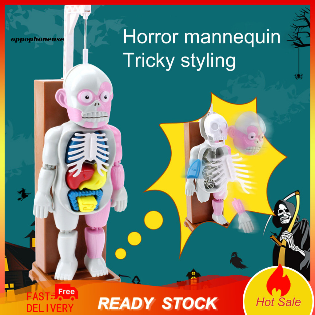 OPPO 37Pcs/set Horror Mannequin Educational Horrific Sounding Halloween ...