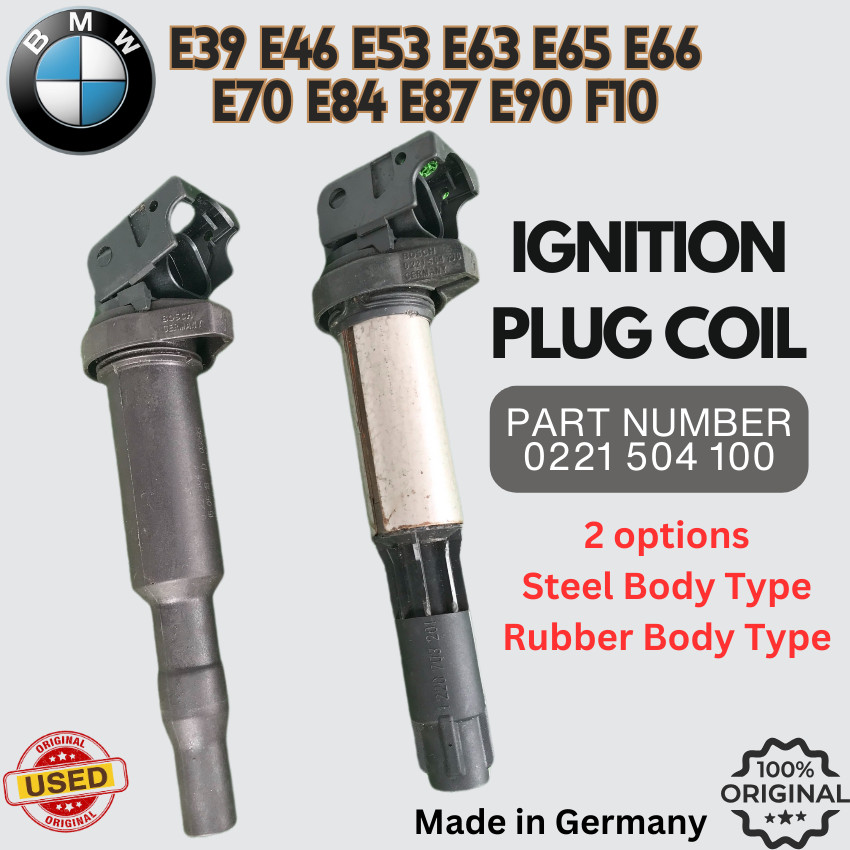 4 Bobines D'allumage Compatibles BMW – Pour E39, E46, E53, E60, X3, X5 Et Plus (2000-2014)