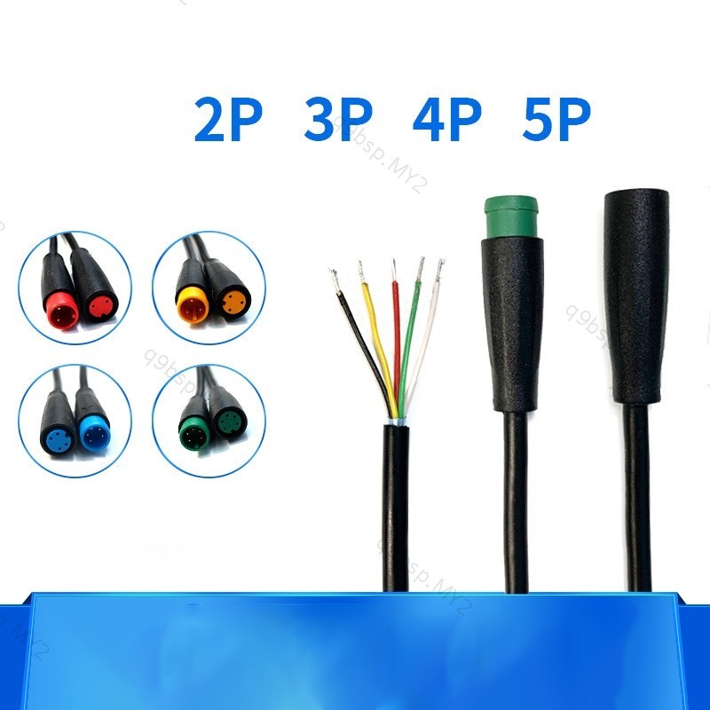 Ebike Cable Waterproof Connector Display Pin Base Connector 2/3/4/5 ...