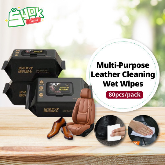 [Car Leather Seat Wipes] Car Leather Seats Wet Tissue Maintenance Wipes
