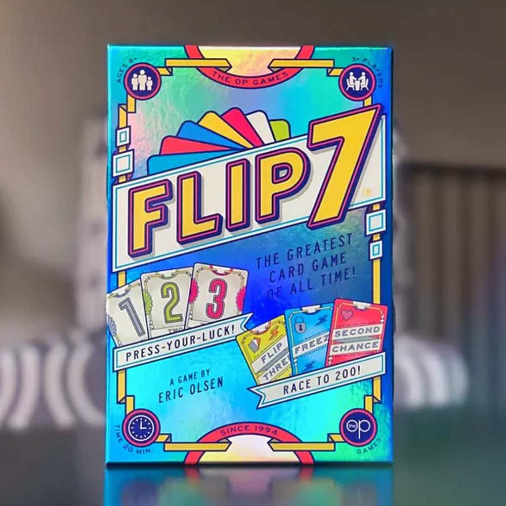 Jeu De Cartes Flip 7 USAopoly - Stratégie Et Hasard Pour 3+ Joueurs - Rapid Et Addictif