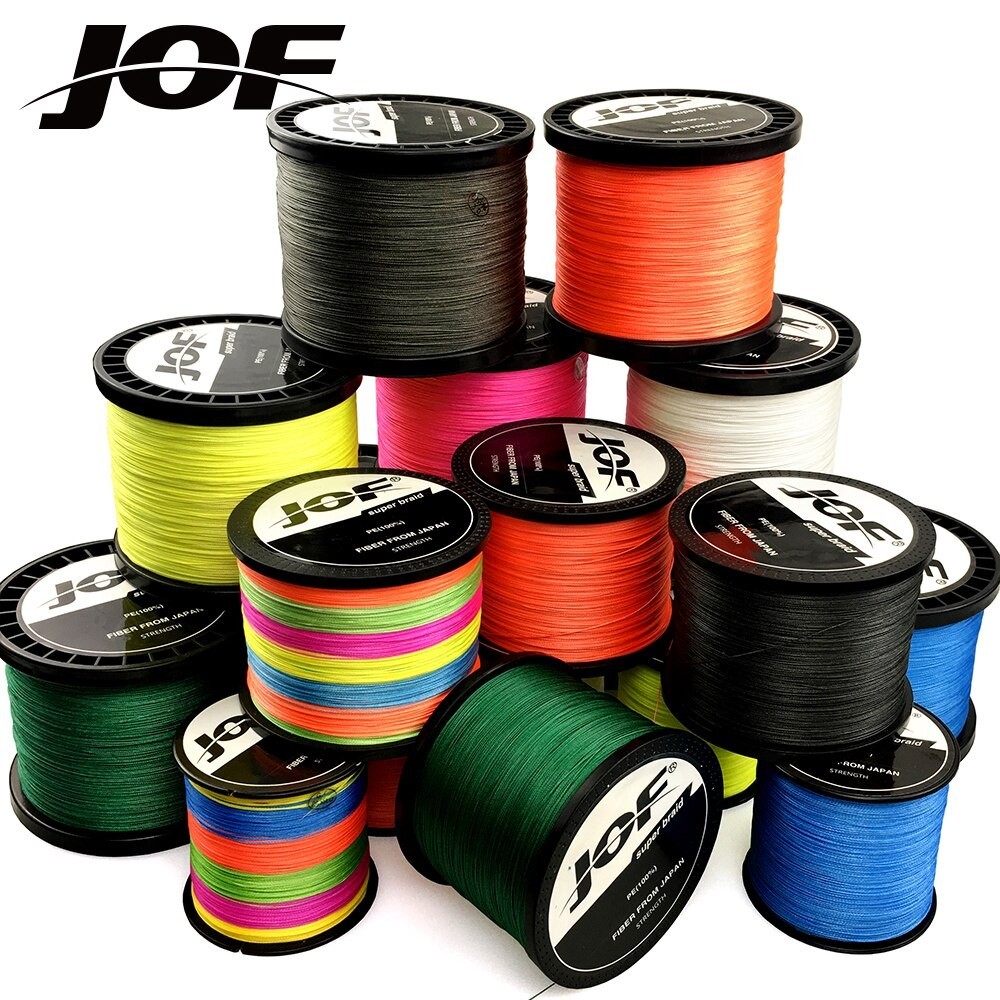 JOF Braid Fishing Line 500M 300M 4 Strands 8 Strands Multifilament