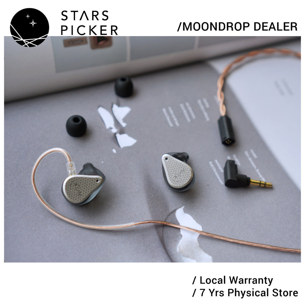 Moondrop Variations - 2EST+2BA+1DD Tribrid IEM Earphone Detachable ...