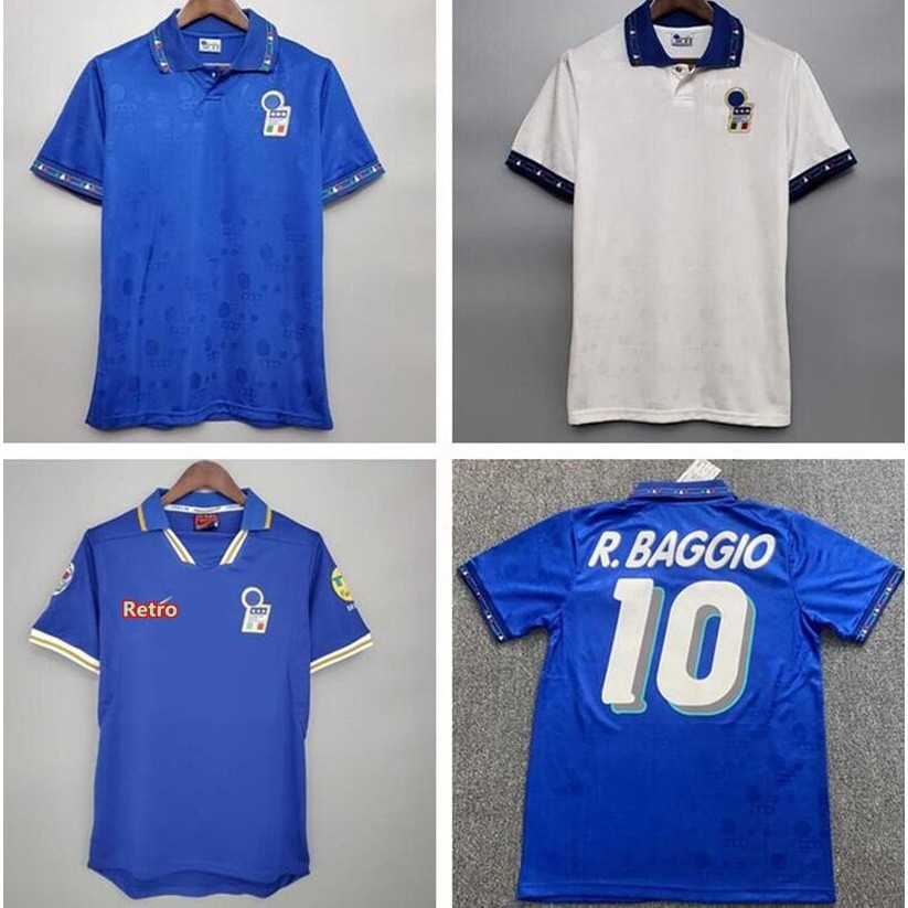 1994 1996 Italy Home Away Retro Soccer Jersey Football home maillot de ...