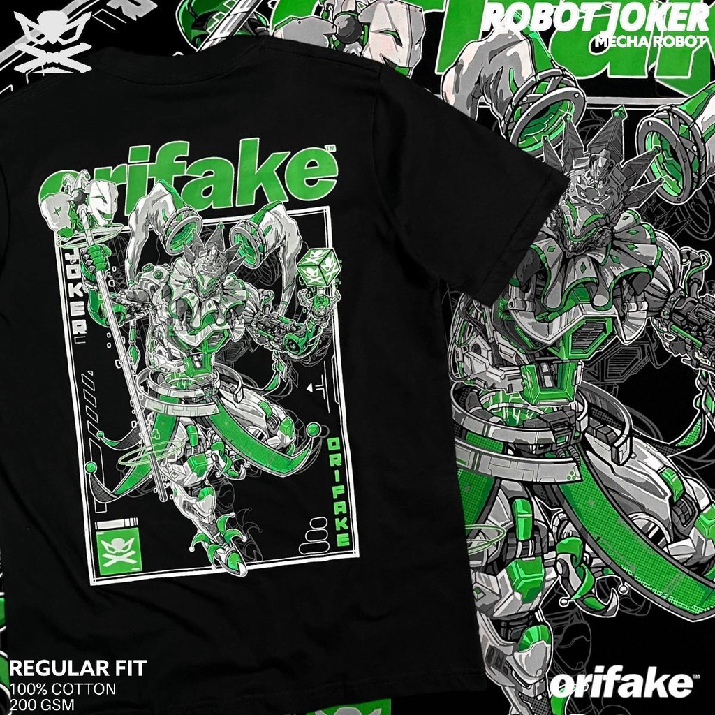 T-SHIRT ORIFAKE JOKER ROBOT | Shopee Malaysia