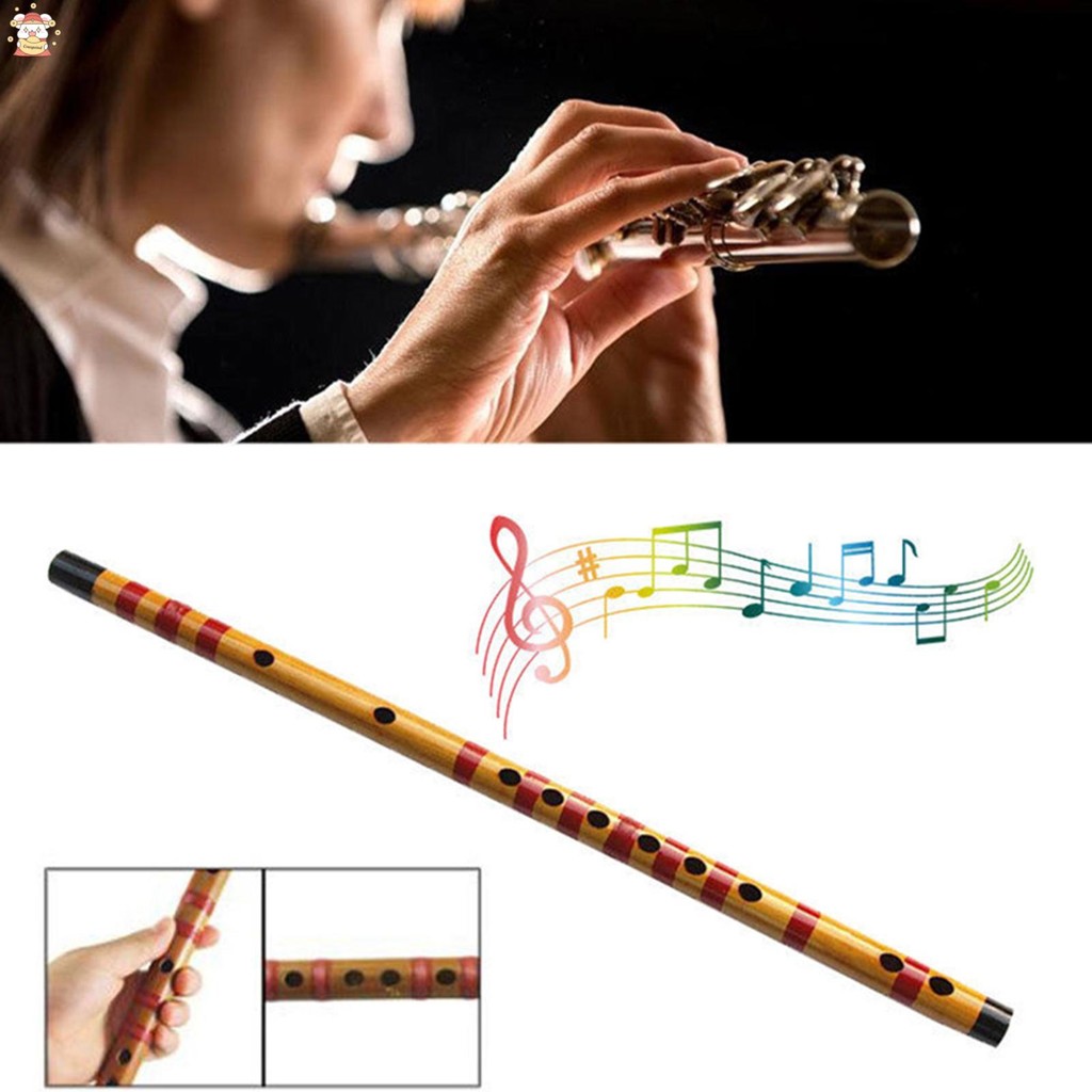 Professional Flute Bamboo Musical Instrument Smooth Surface No Burrs ...
