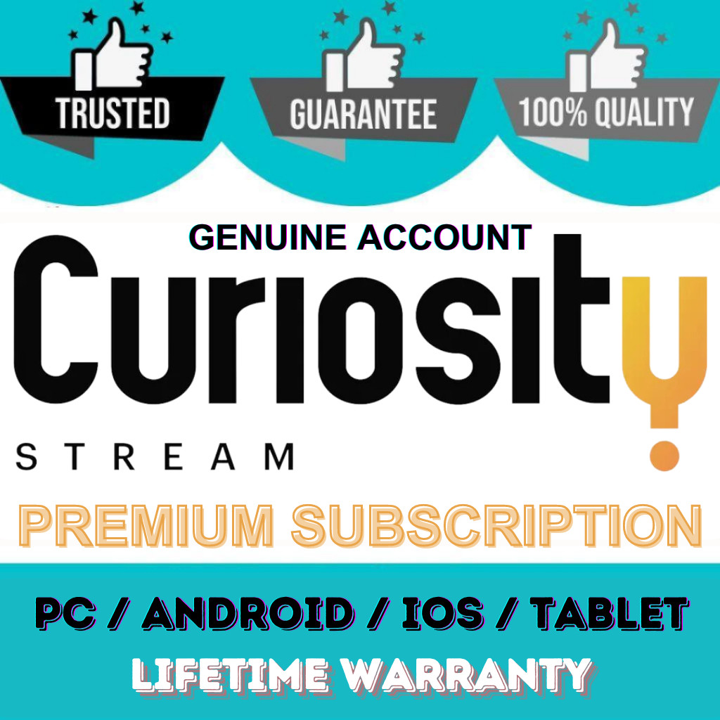 Curiosity Stream Premium Account Lifetime 4k UltraHD Full Warranty ...