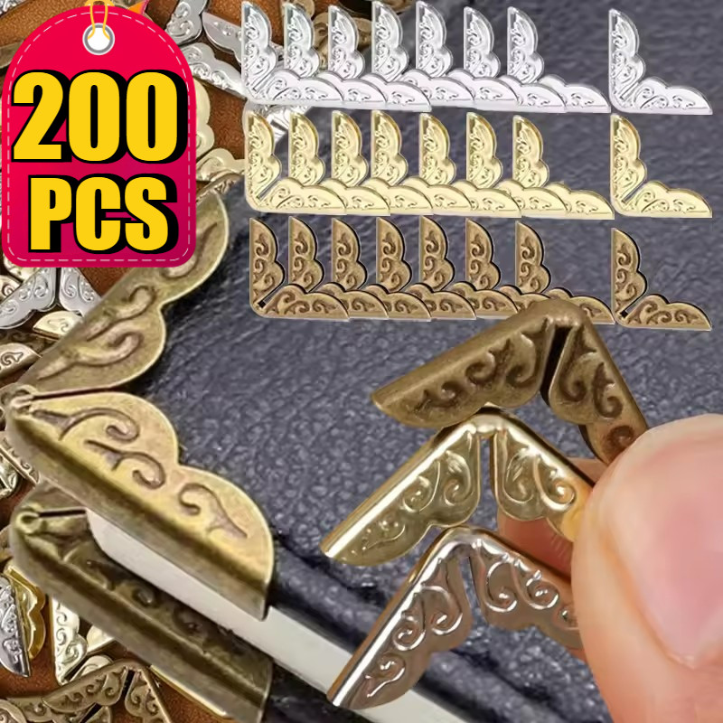 200/50PCS Photo Corner Protectors Menus Books Metal Corners ...