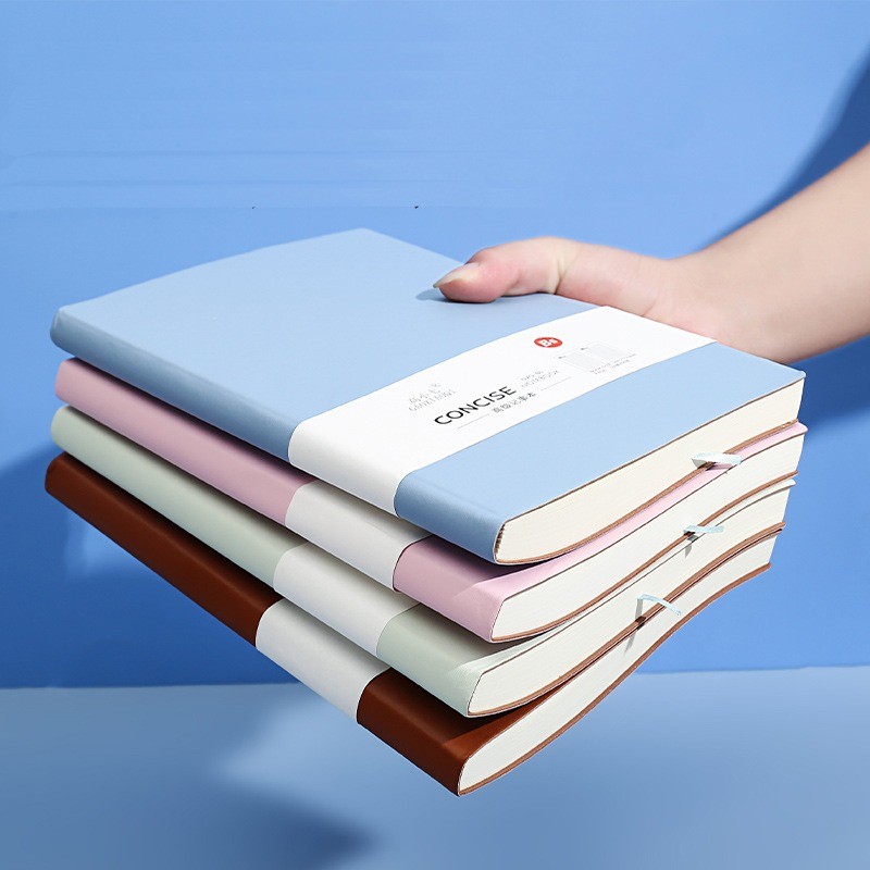 A5 A6 Notebook Artificial Leather Office Journal Diary notepad ...