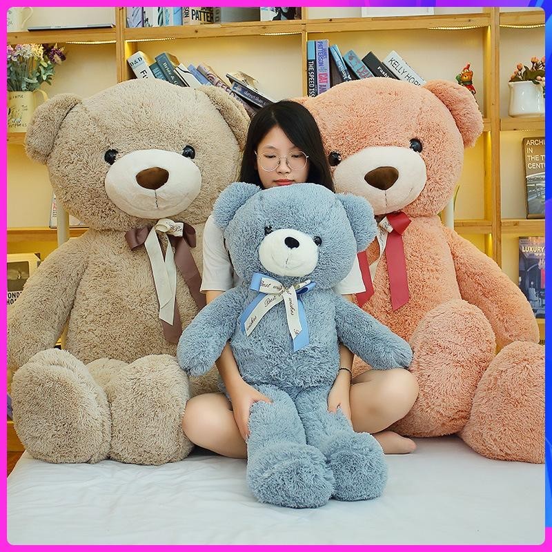 (Ready Stock) 160/180cm teddy bear human size 6ft blue teddy bear human ...