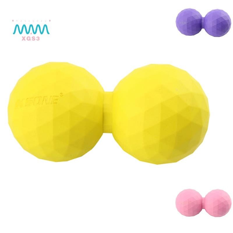 KSONE Fitness Massage Roller Ball Double Lacrosse Ball Yoga Foam