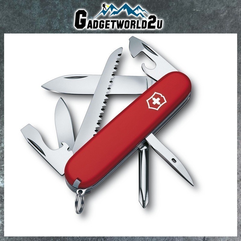 Victorinox Hiker Red Multitool 1.4613 Utility Tool Camping | Shopee ...