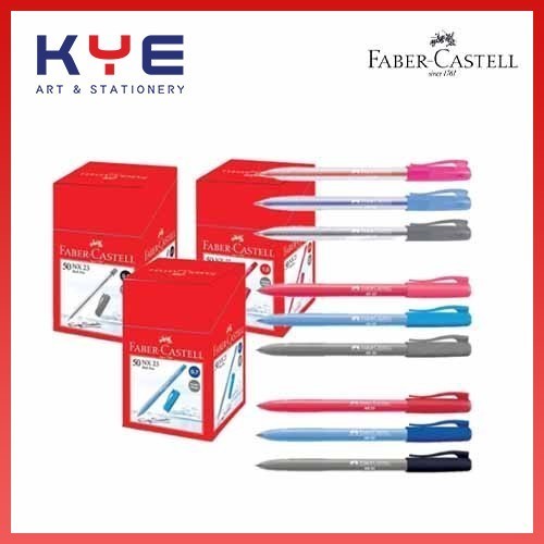 Faber Castell NX23 Ball Pen / Office Pen 0.5mm 0.7mm 1.0mm | Shopee ...