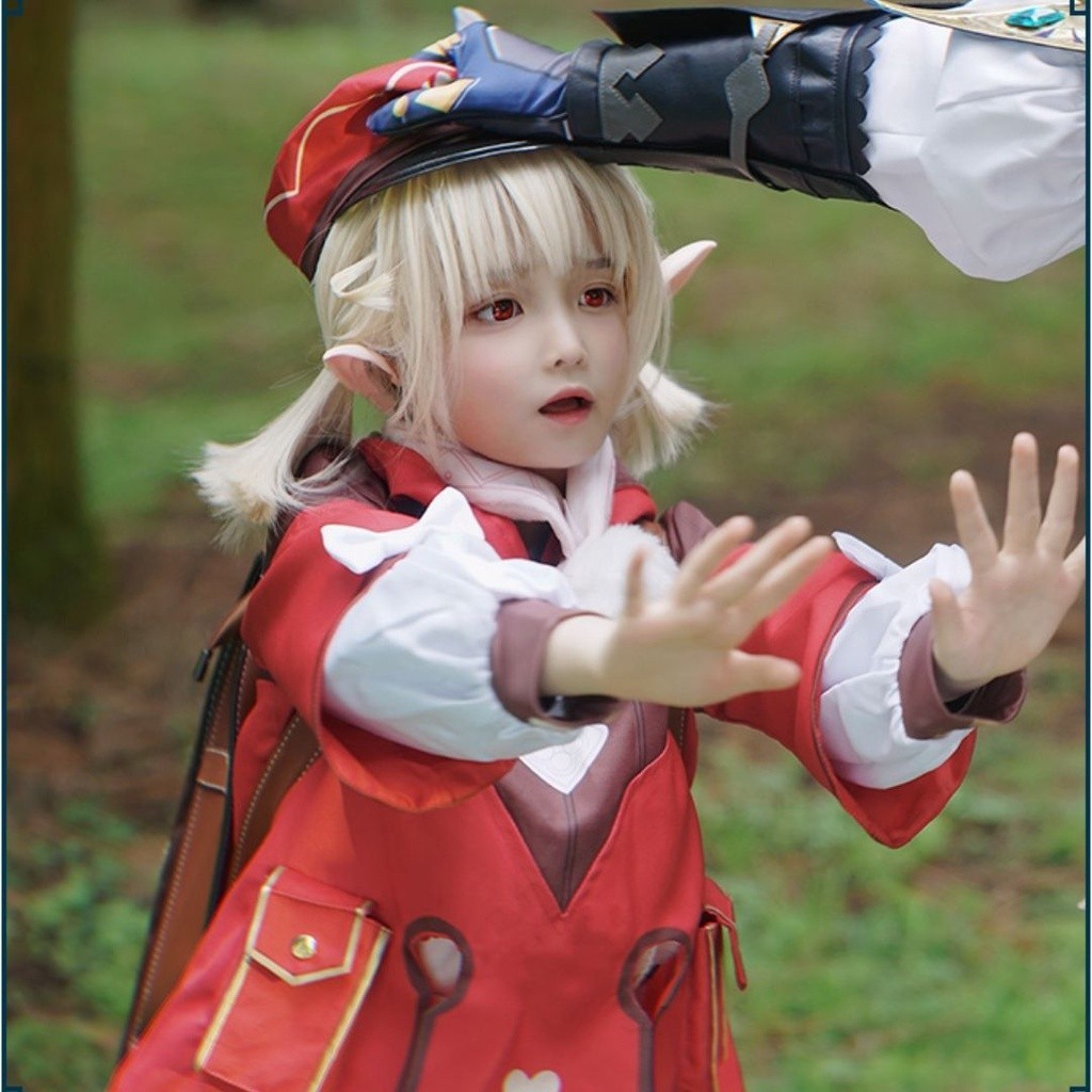 genshin-impact-klee-cosplay-costume-children-clothing-wig-with-hat-full