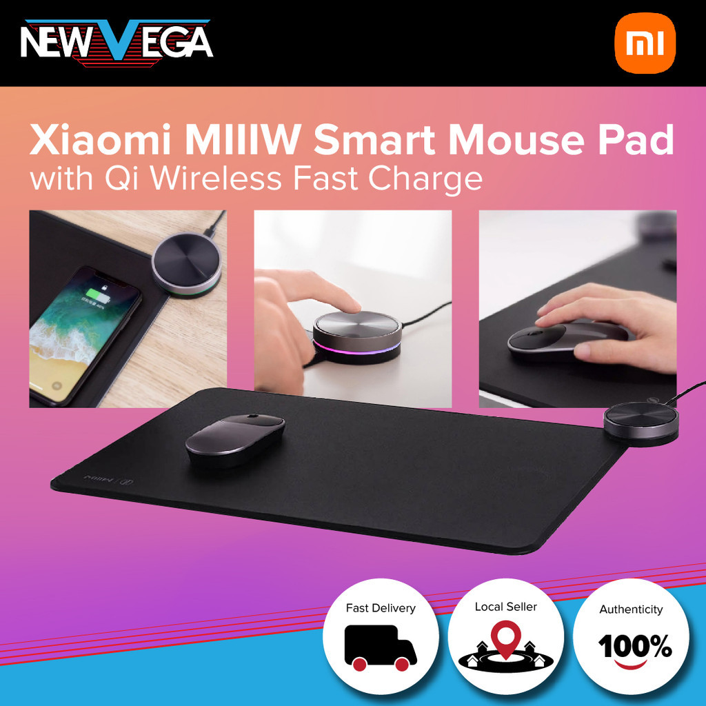 MIIIW Wireless Charger Gaming Mouse Pad MWSP01 High Speed Charging ...