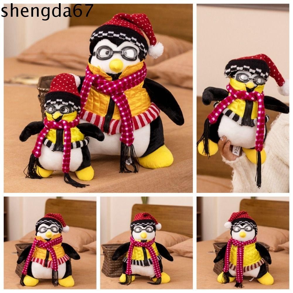 SHENGDA Hugsy Stuffed Penguin Toy, Soft Plush Hugsy Penguin Plush Toy