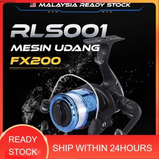 MAX.T】Spinning Fishing Reel FX200 Mesin Udang Pancing Prawn Fishing UL reel  UDANG GALAH Mini Prawn Reel钓虾渔轮【RLS001】